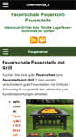 Mobile Screenshot of feuerschale-feuerkorb-feuerstelle.de