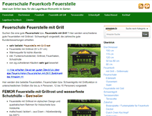 Tablet Screenshot of feuerschale-feuerkorb-feuerstelle.de